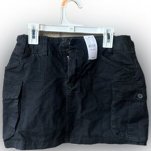 Black Brandy Melville Cargo Skirt